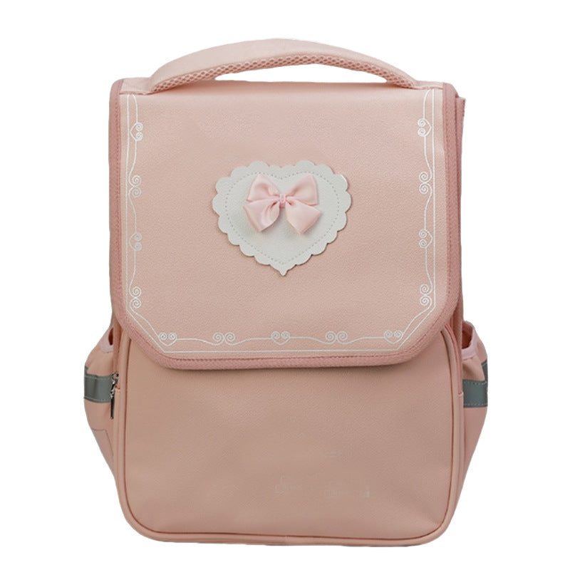 Everybabad Lightweight Pink School Backpack with Multi-Compartment Storage product view
