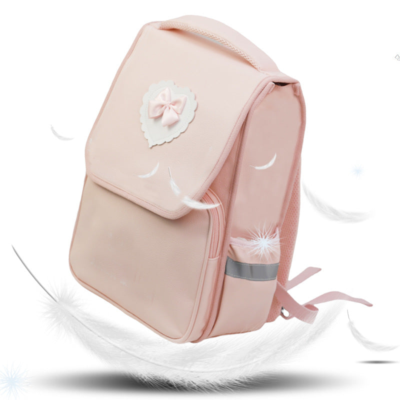 Everybabad Lightweight Pink School Backpack with Multi-Compartment Storage image 2