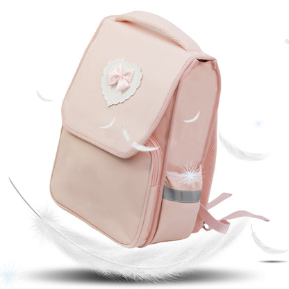Everybabad Lightweight Pink School Backpack with Multi-Compartment Storage image 2